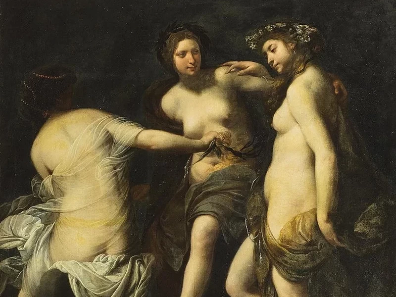 1603-Francesco Furini - Le tre grazie - Hermitage, San Pietroburgo